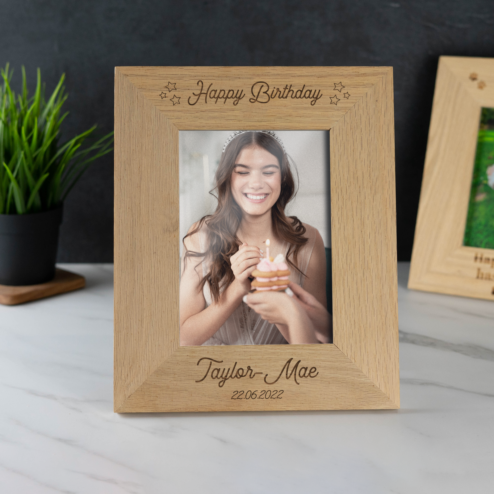 Engraved Picture Frame Any Text