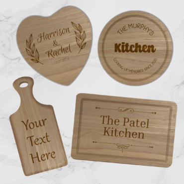 Personalised Engraved Wooden Chopping Board Variety
